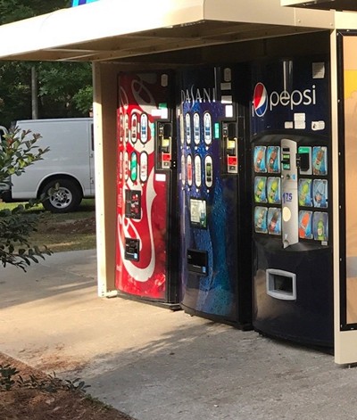 Highway vending facility